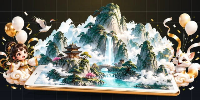 江山美景画